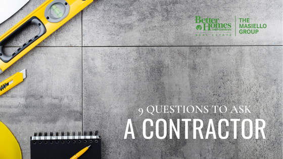 contractor questions