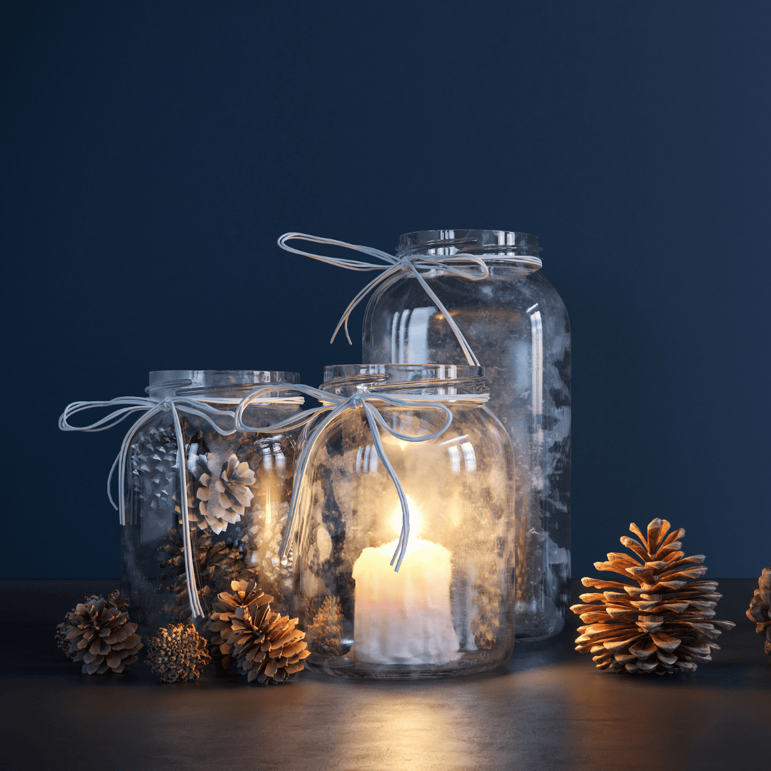 mason jar candle