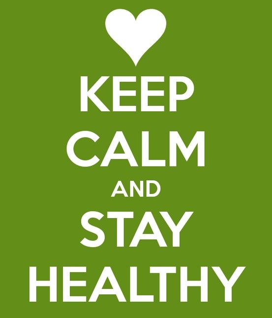 Keep Calm and Stay Healthy image